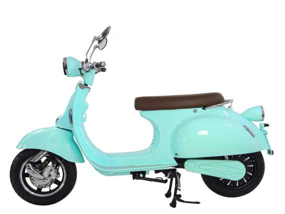 Mint Green electric vespa Scooter in US