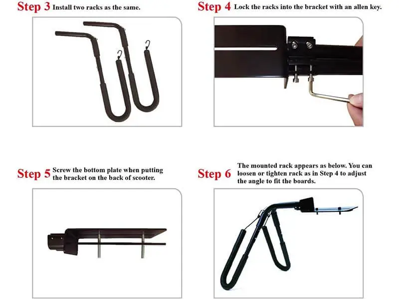 Aventura-X electric scooter/moped surfboard holder - Image 2